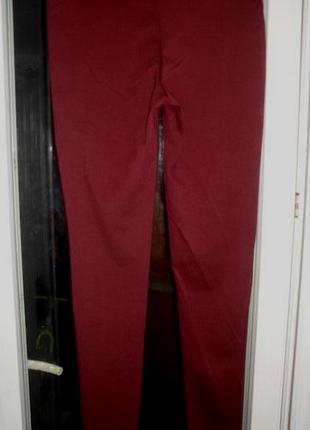 Повседневные лосины леггинсы кожаные штаны esmara брюки цвет марсала бордовые5 фото