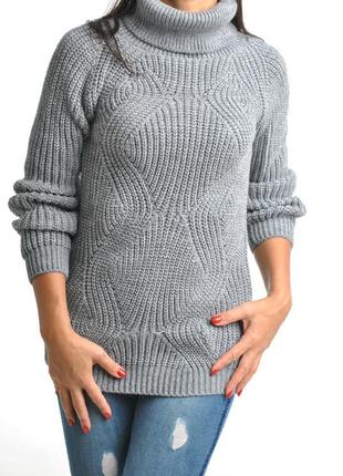 Удлиненный свитер в стиле бойфренд1 фото