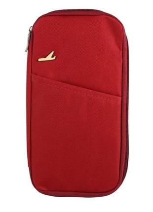 Багатофункціональний гаманець travel red