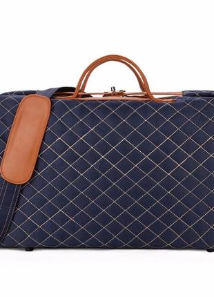 Чоловіча сумка стеганая blue s