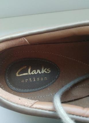 Туфлі clarks із натуральної шкіри5 фото