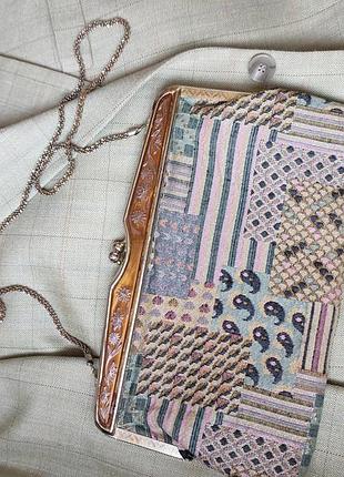 Клатч гобелен / винтаж