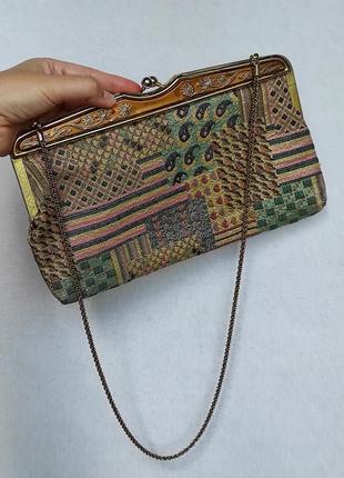 Клатч гобелен / винтаж
