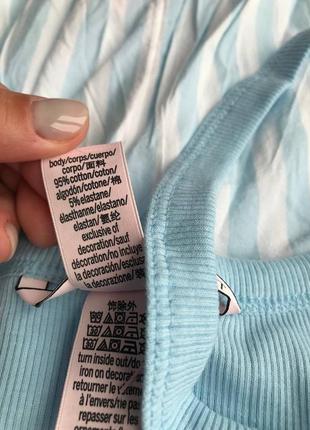 Victoria´s victorias secret виктория сикрет пижама, костюм для сна cotton tank jogger pajama set8 фото