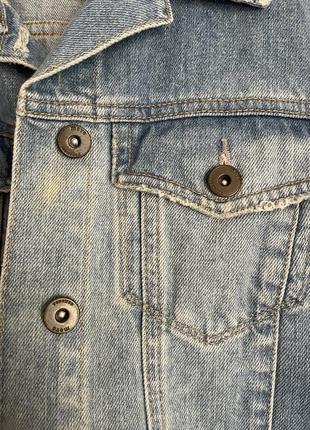 Куртка джинсова вкорочена moto topshop3 фото