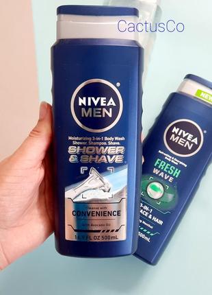 Гелі для душу nivea men usa 500ml2 фото