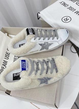 Зимние кеды golden goose