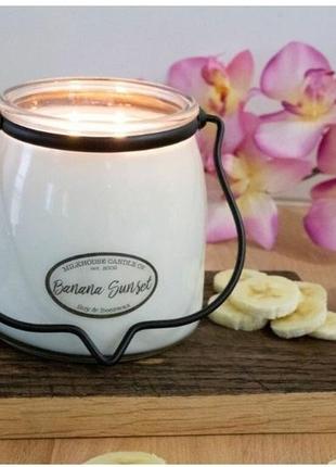 Большая свеча свечка свечи banana sunset банановая milkhouse candle co5 фото