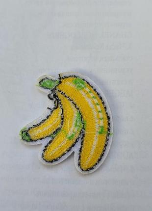 Нашивка на одяг банани2 фото