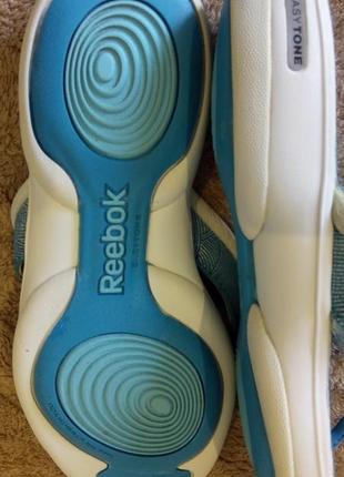 Reebok easytone flip ii вьетнамки шлепанцы женские. оригинал. 37,5 р./24см.8 фото