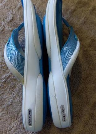 Reebok easytone flip ii вьетнамки шлепанцы женские. оригинал. 37,5 р./24см.7 фото