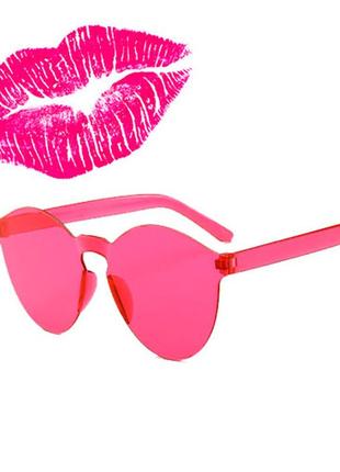 Сонцезахисні окуляри lucky hot pink2 фото