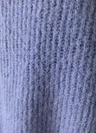 Лавандовий фіолетовий светр пуловер светр вовна мохер вкорочений оверсайз італія р. 46-526 фото
