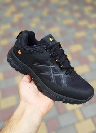 Теплые зимние кроссовки merrell outdoor чёрные с оранжевым термо мужские осенние кросовки мерели аутдор