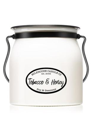 Большая свеча свечка tobacco & honey milkhouse candle co2 фото