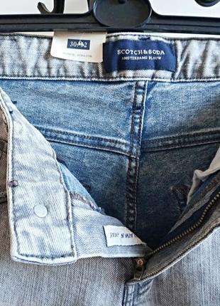 Мужские джинсы skim skinny fit scotch&soda голландия оригинал8 фото
