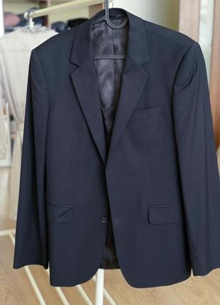 Пиджак мужской темно-синий 48 размер