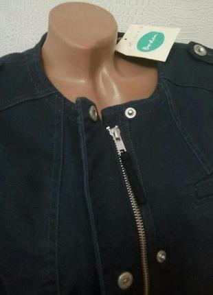 Джинсовый котоновый пиджак boden