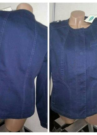Джинсовый котоновый пиджак boden2 фото