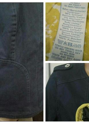 Джинсовый котоновый пиджак boden4 фото