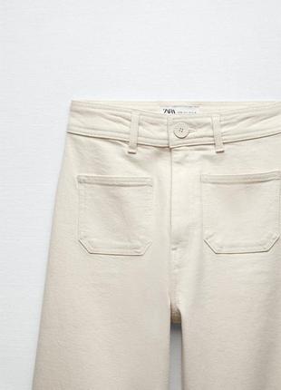 Білі джинси zara, нові5 фото