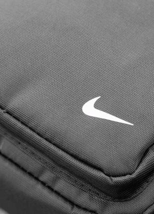 Мужская нагрудная сумка слинг через плечо nike logo одно лямочный рюкзак8 фото