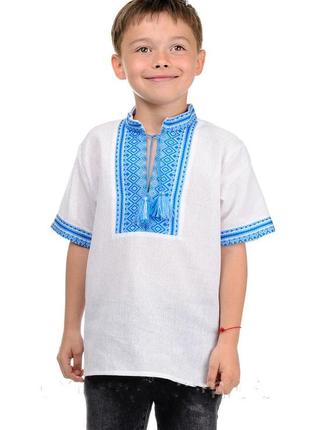 Рубашка "вышиванка" детская короткий рукав  размеры 32- 42