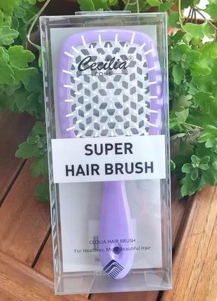 Найпопулярніша гребінець для волосся super hair brush cecilia5 фото