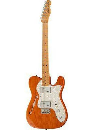 Полуакустическая гитара fender vintera '70s telecaster thinline mn ant