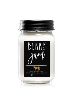 Велика ароматична свіча свічка farmhouse berry jam 🍓 вага 740гр2 фото