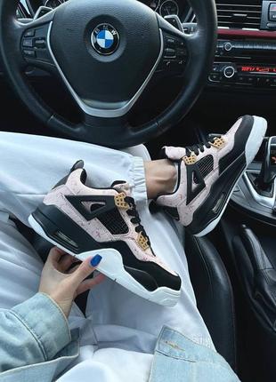 Жіночі кросівки nike air jordan 4 retro 'white/painting'/ жіночі кросівки найк аїр джордан