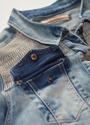Джинсовая джинсова кофта куртка zizzi3 фото