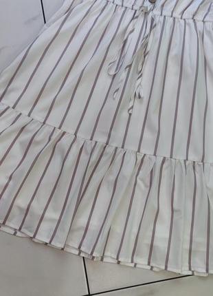 Белое платье сарафан shaylay s (40-42)8 фото