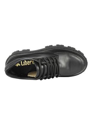 Туфли женские  чёрные натуральная кожа украина  libero - размер 40 (25,5 см)5 фото