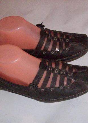 Кожаные фирменные туфли качественные от gabor comfort