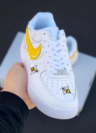 Кроссовки nike air force one custom bees5 фото