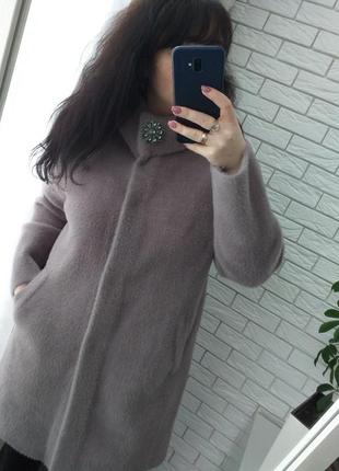 Пальто альпака отличное качество турция