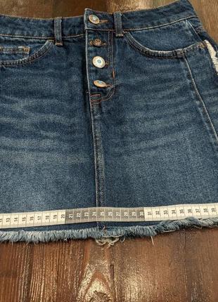 Zara міні-спідниця джинс денім7 фото