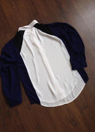 Комбінована триколірна блузка kira plastinina2 фото