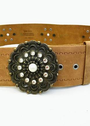Редкий ремень per una, натуральная кожа. турция.