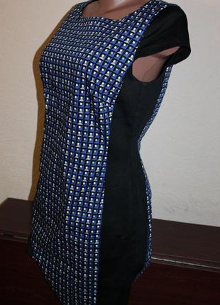 Элегантное платье-футляр с оригинальным принтом patrizia dini ,размер eur 38, на 44 р2 фото