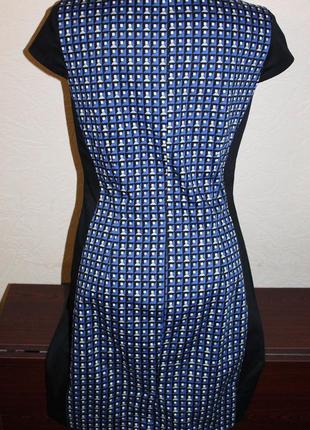 Элегантное платье-футляр с оригинальным принтом patrizia dini ,размер eur 38, на 44 р4 фото