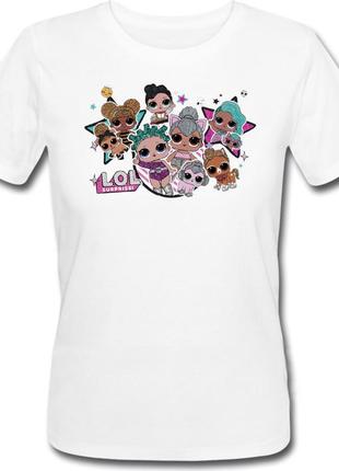Жіноча футболка "lol surprise! 4" (біла)1 фото