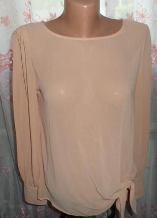 Очень нежная шифоновая блузка мерцающего цвета nev look