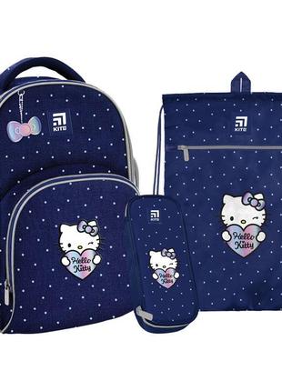 Набор kite рюкзак + пенал + сумка для обуви set_hk22-706s hello kitty