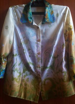 Блуза шелковая