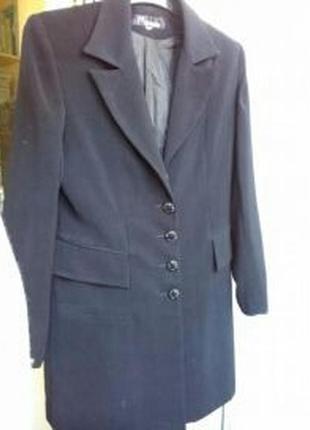 Пиджак чёрный теплый