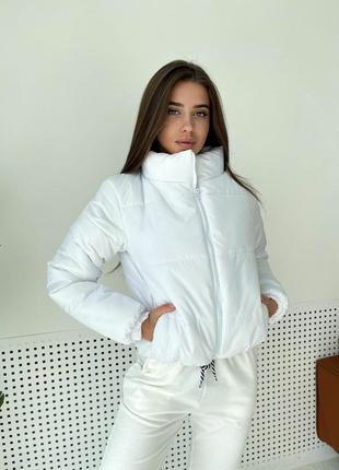 Женская осенняя демисезонная зимняя куртка с карманами 12 цветов3 фото