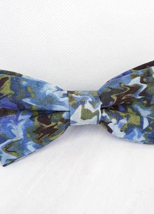 Краватка метелик для чоловіка або дівчини камуфляж bw cotton