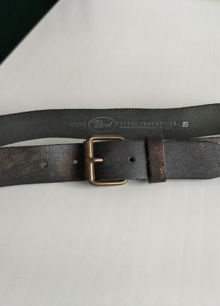 Шкіряний фірмовий ремінь petrol industries! оригінал!